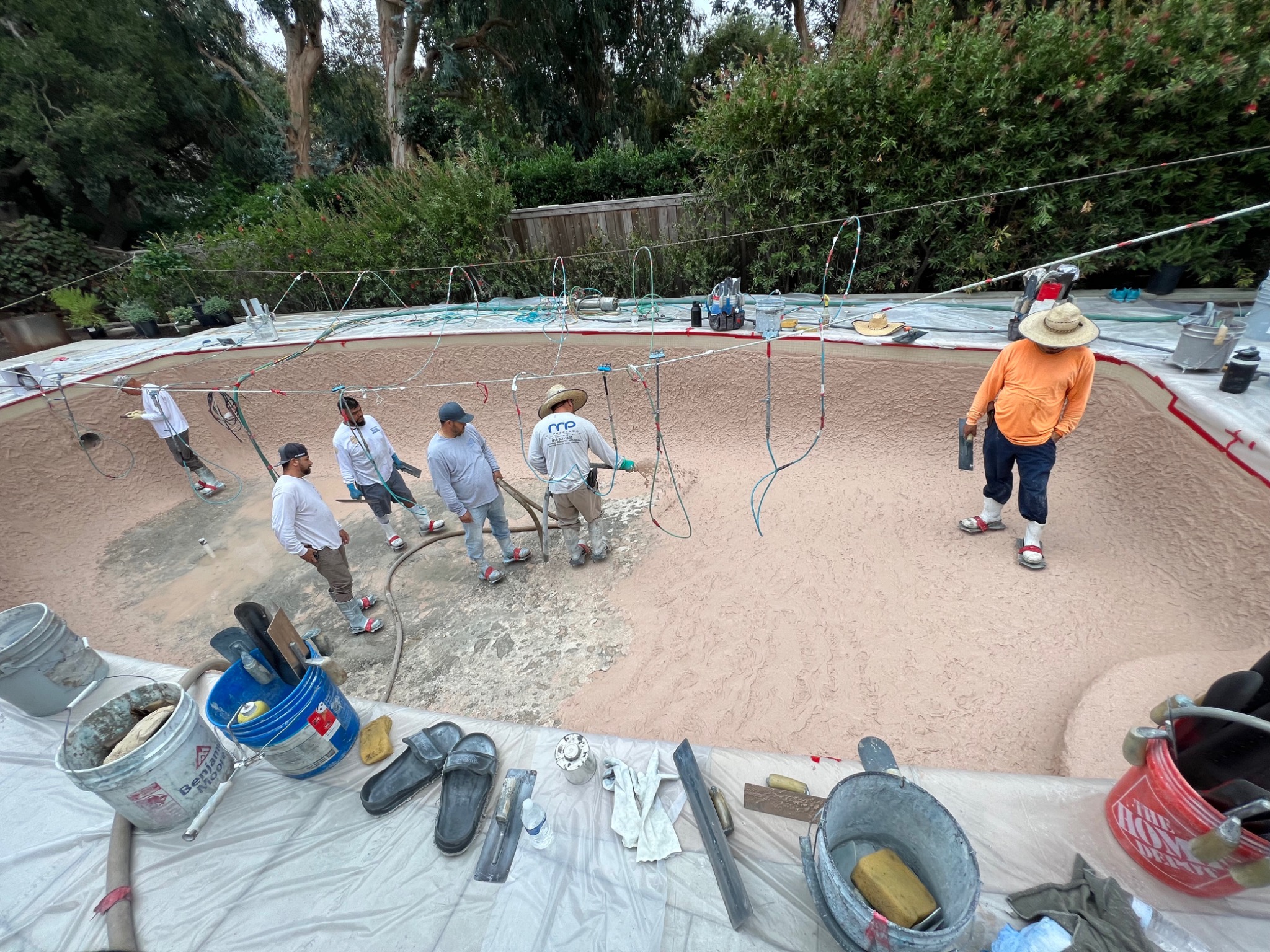 Ocean Home Builders construction team at work