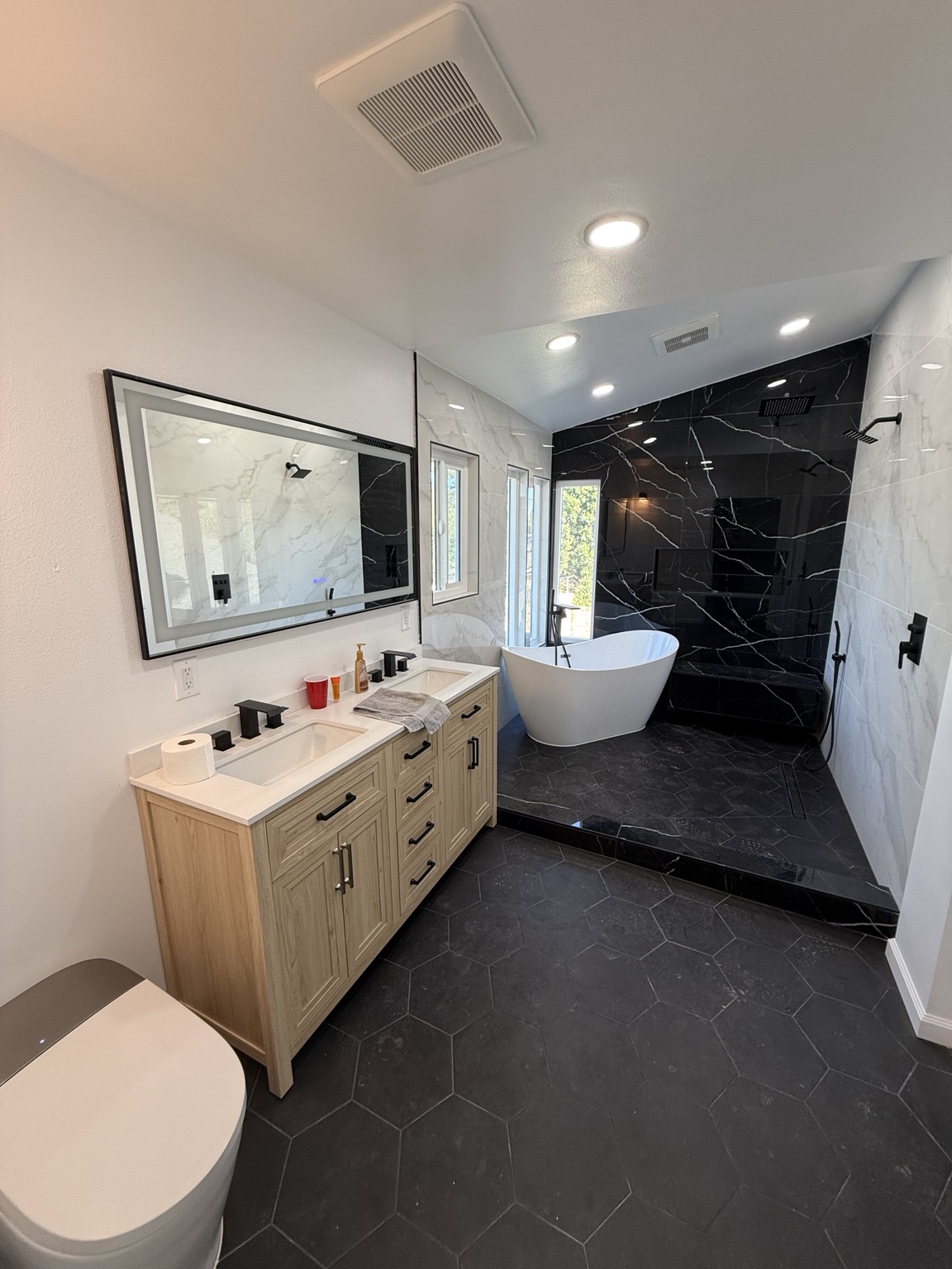 Bathroom remodeling project by Ocean Home Builders