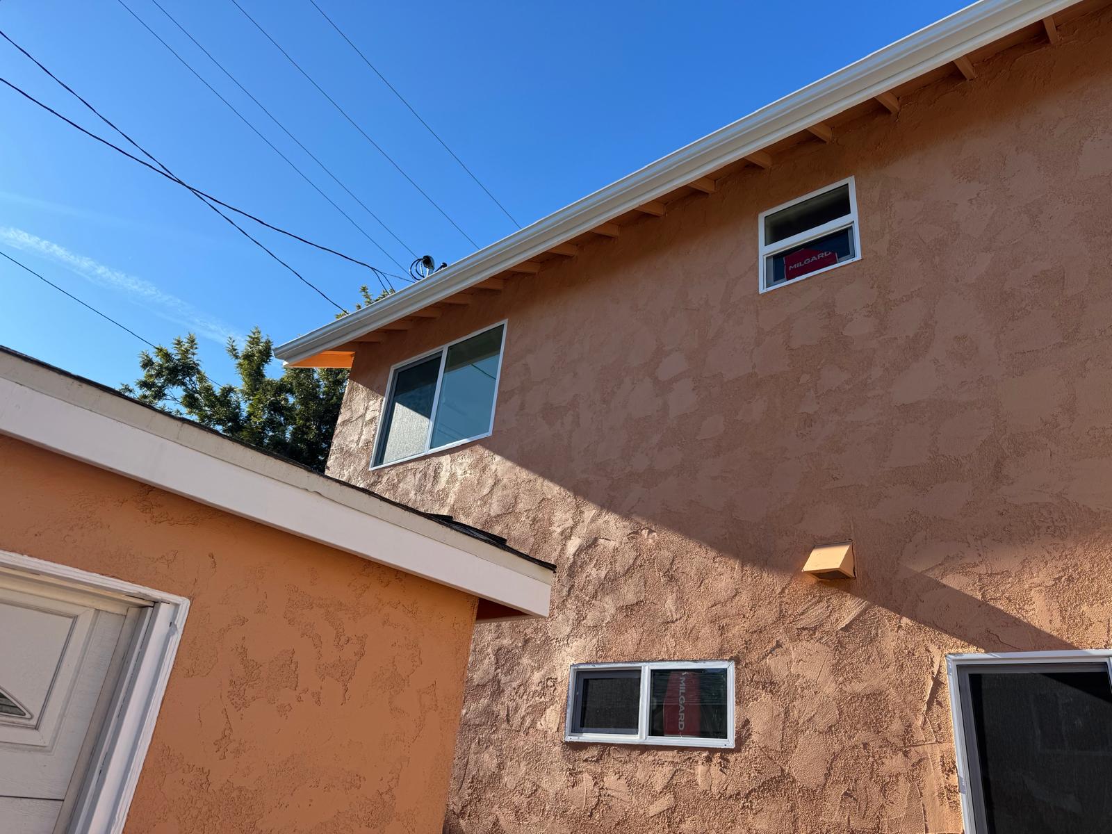 Exterior Progress and Finish at the Ocean Home Builders Torrance project