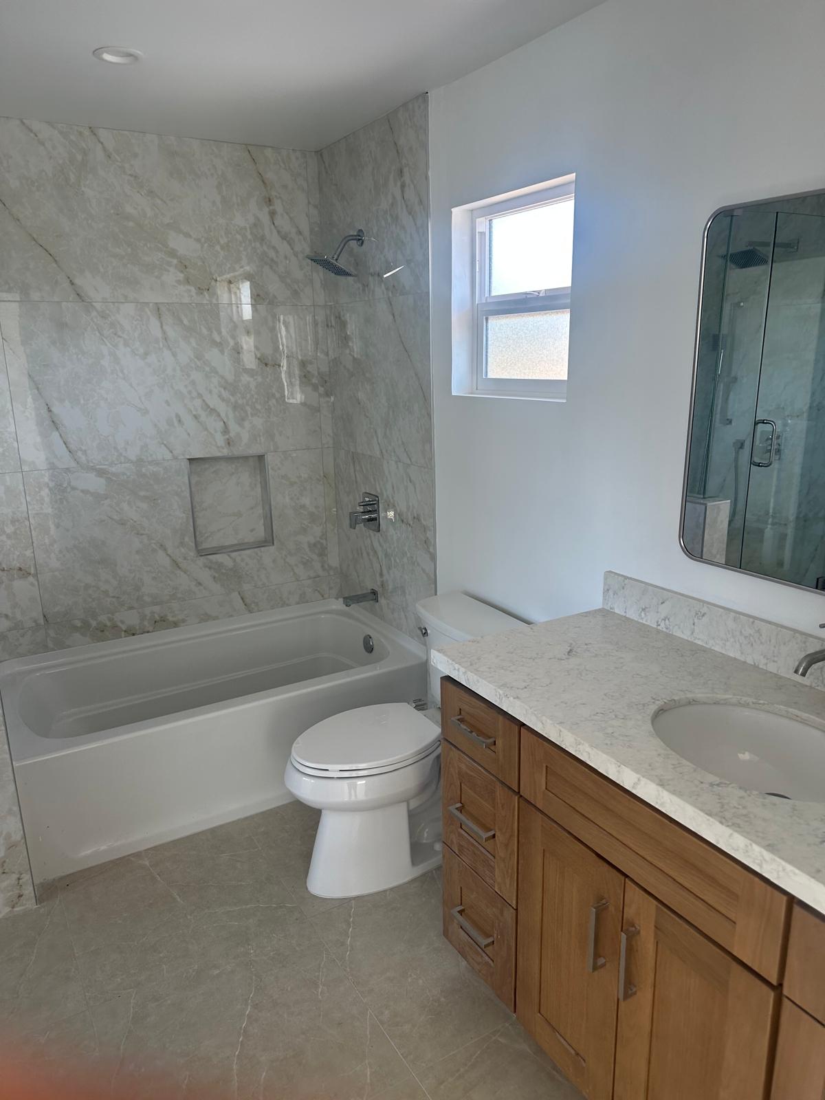Finished Interiors at the Ocean Home Builders Torrance project