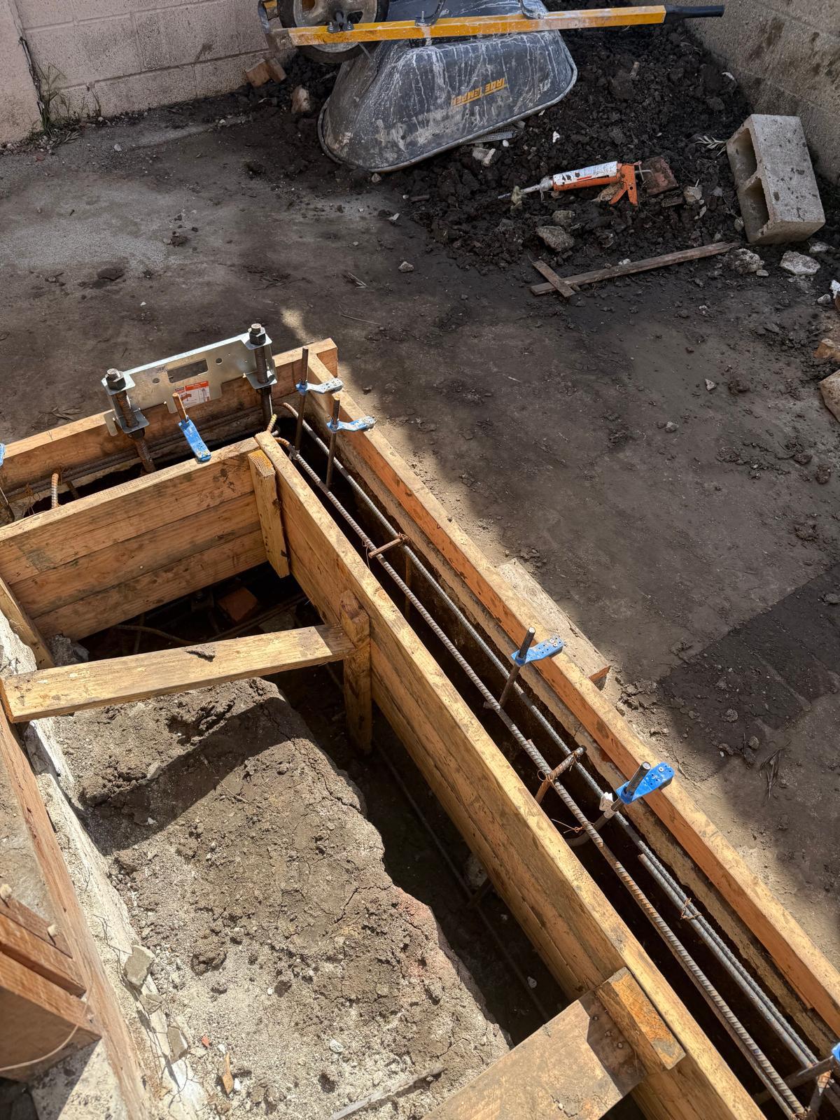 Foundations and Site Work at the Ocean Home Builders Torrance project