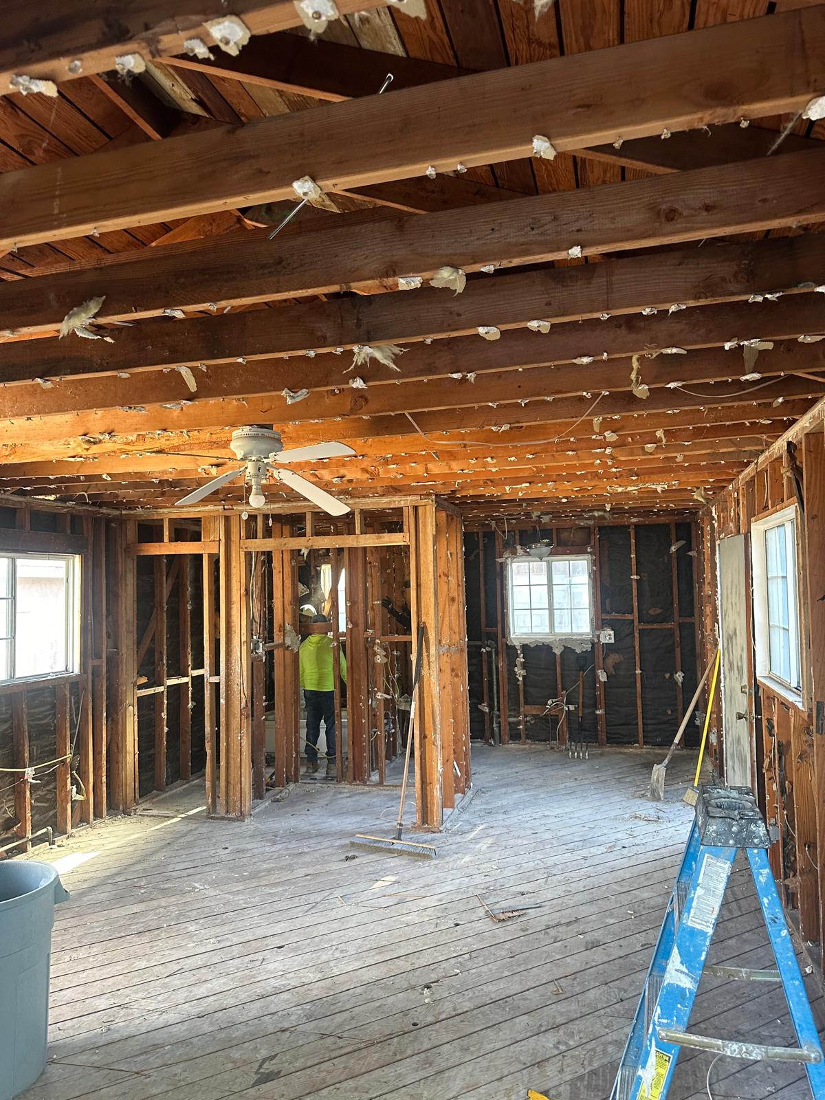 Framing and Construction at the Ocean Home Builders Torrance project
